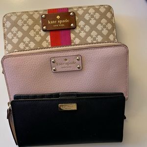 Kate Spade Wallets - 3 - various colours